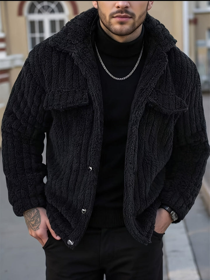Owen | Texturerad Knapp-Jacka