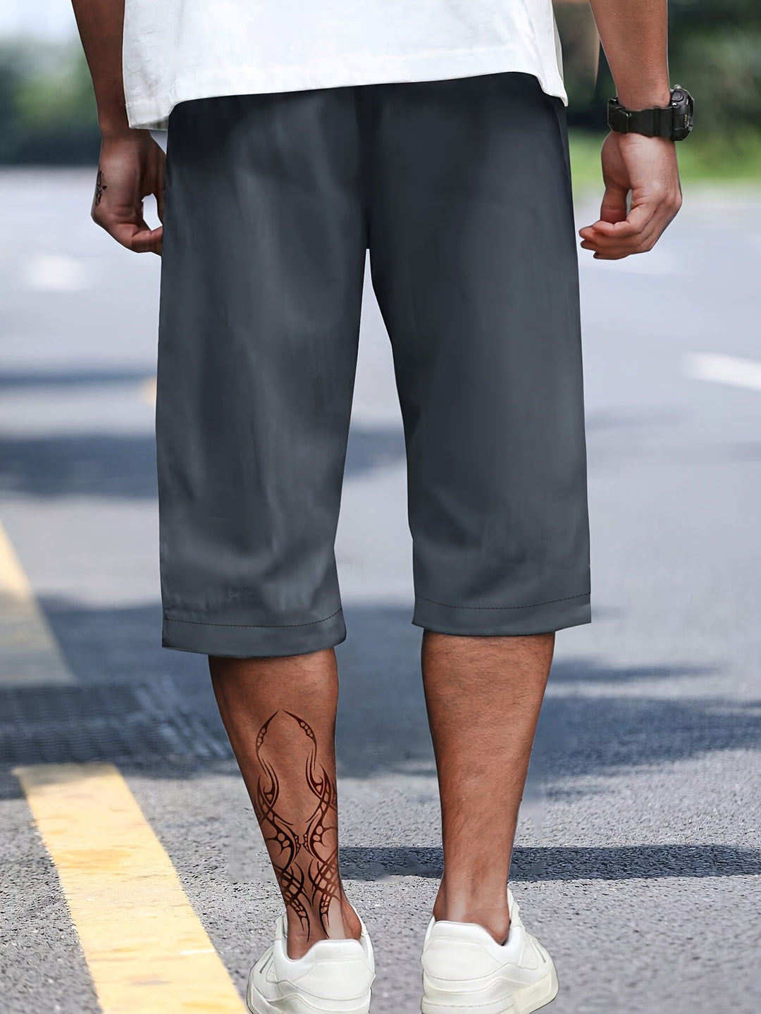 Damon | Avslappnade Drawstring Shorts
