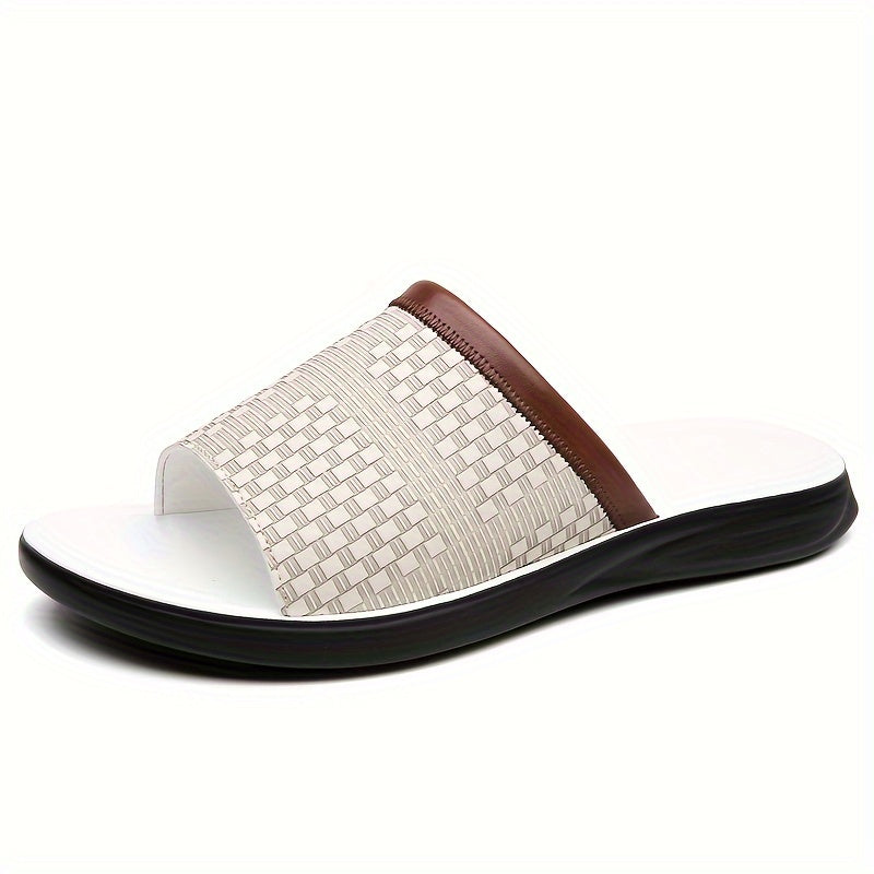 Elliot | Vävda Slide Sandaler