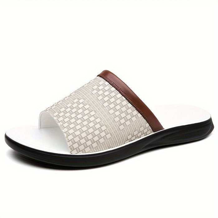 Elliot | Vävda Slide Sandaler