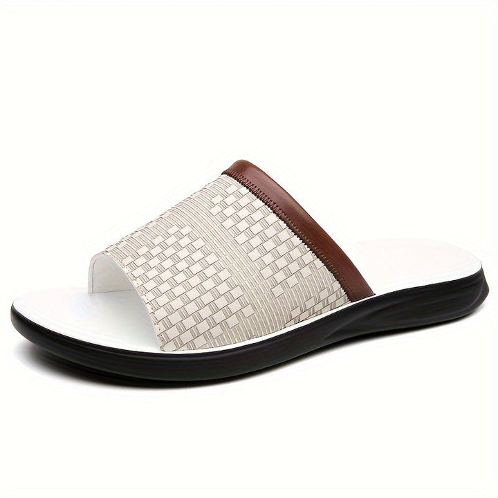 Elliot | Vävda Slide Sandaler