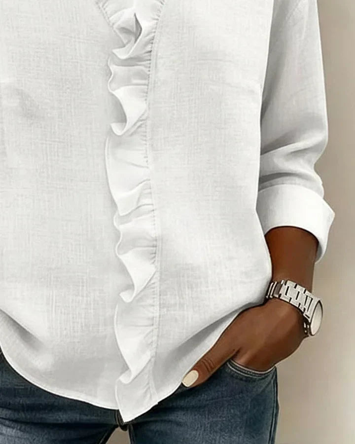 Chloe | Lättvikts V-ringad Blus