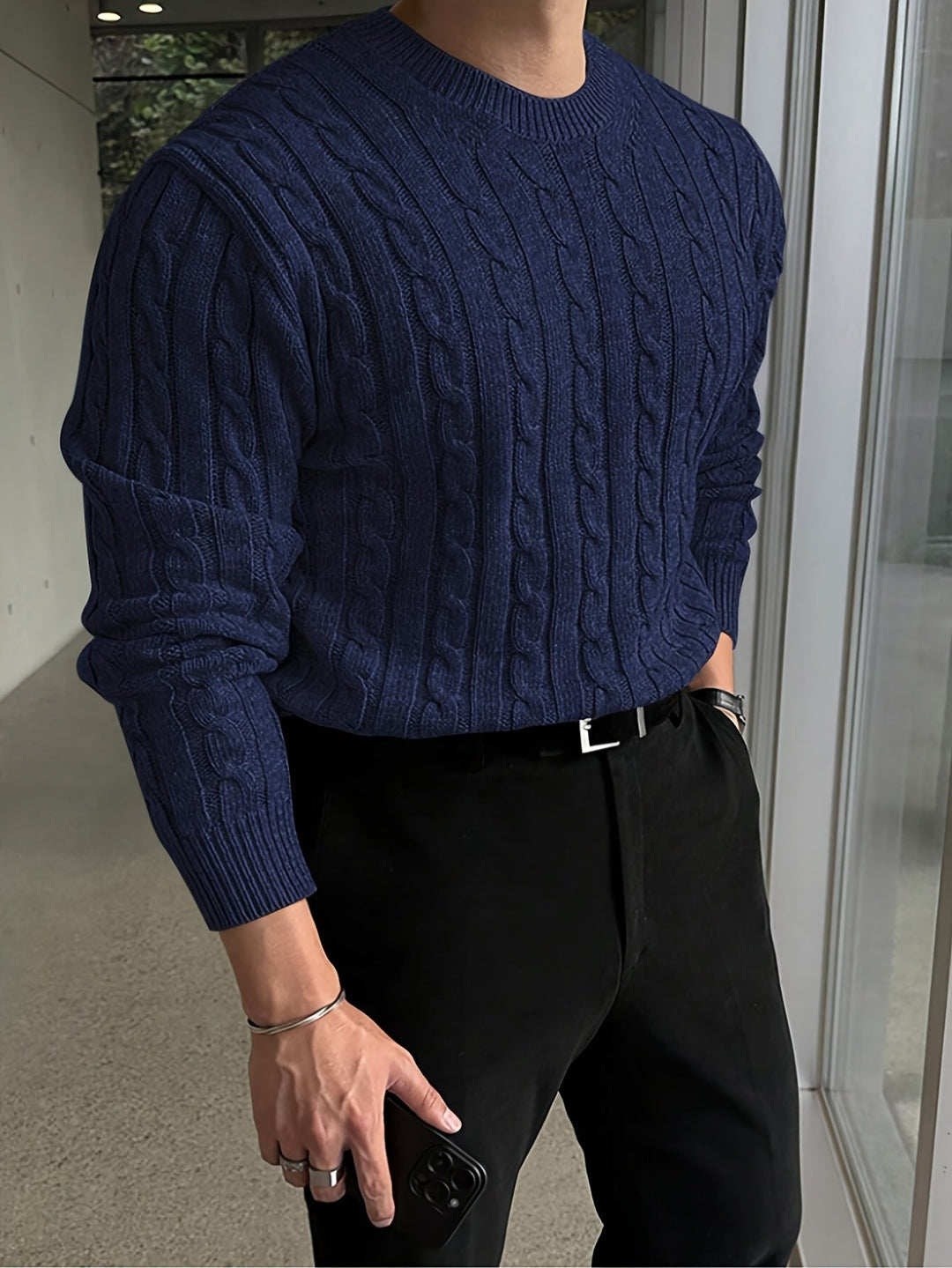 Preston | Twisted Cable Pullover Tröja