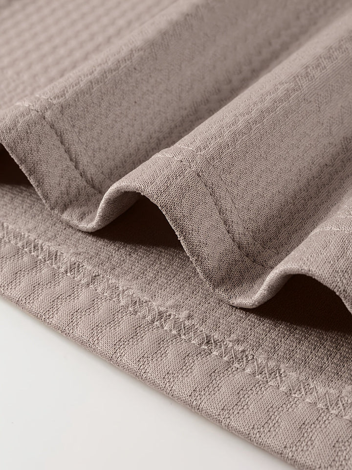Fletcher | Texturerad långärmad polo
