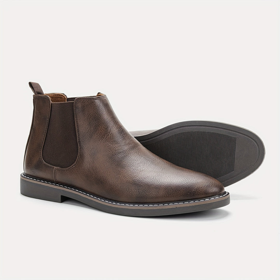 Nelson | Raffinerade Slip-On Chelsea Boots
