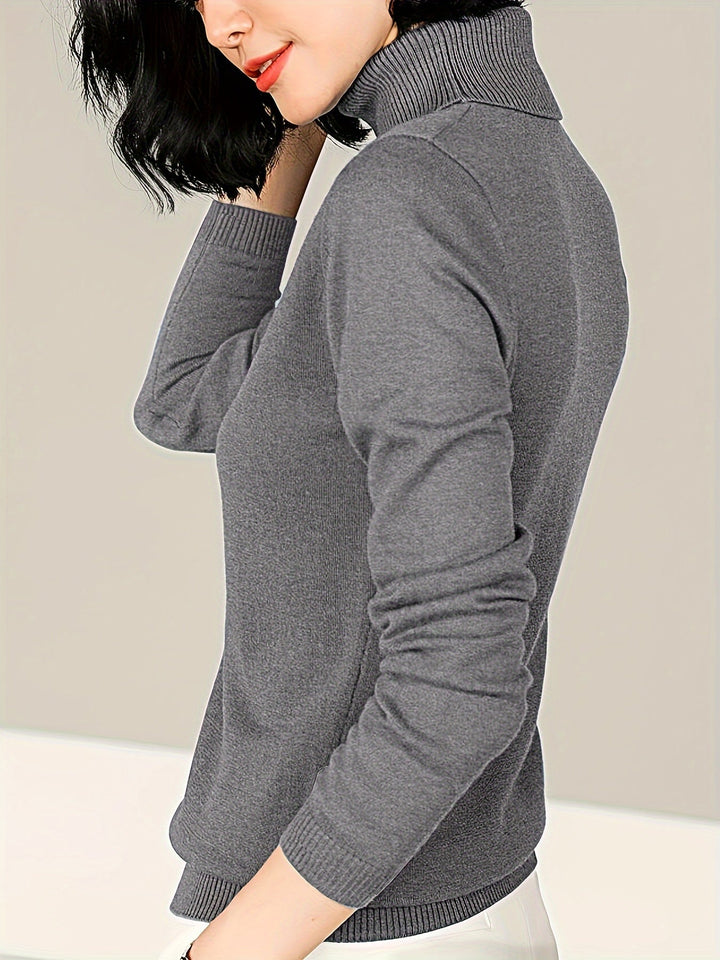Maribel | Förfinad Mock Neck Tröja