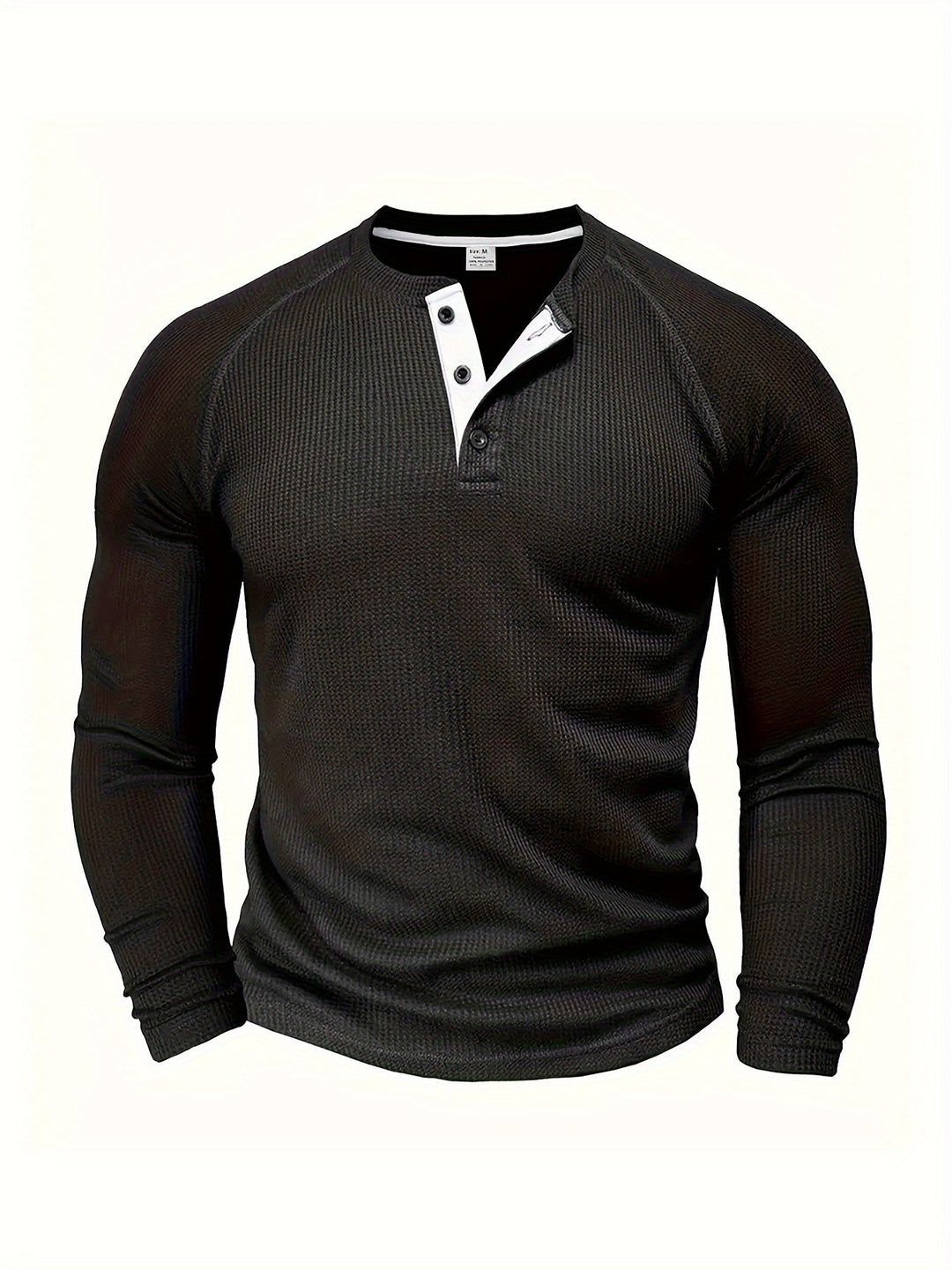 Graham | Klassisk Button Henley Skjorta