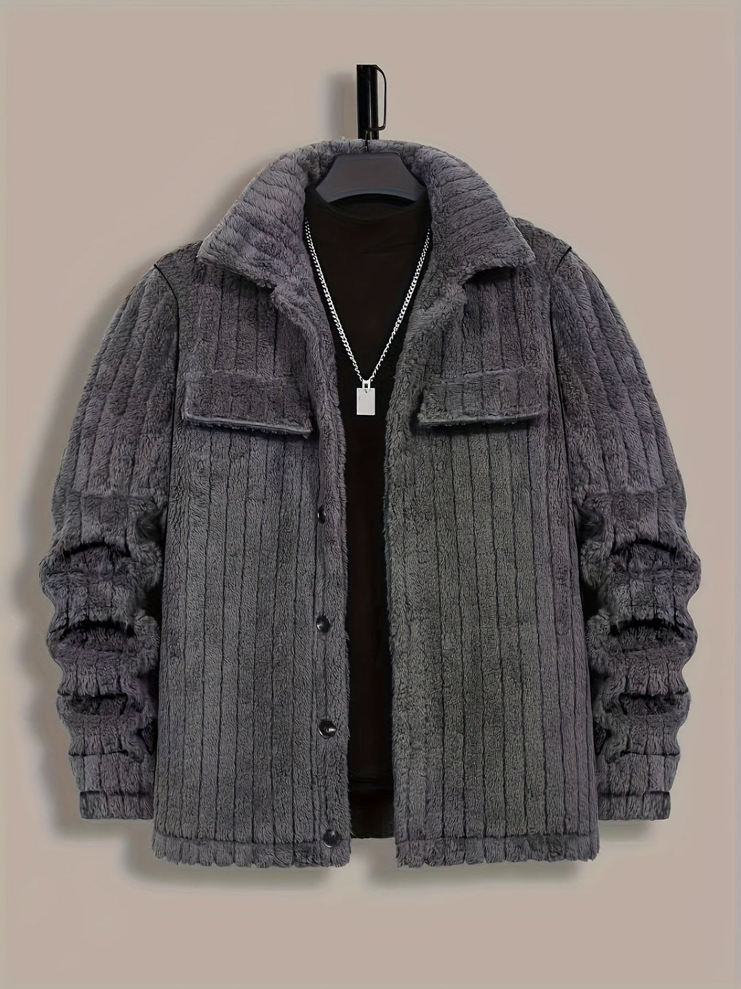 Owen | Texturerad Knapp-Jacka