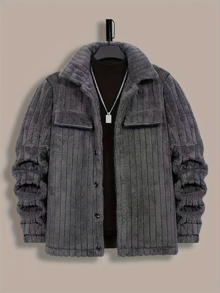 Owen | Texturerad Knapp-Jacka