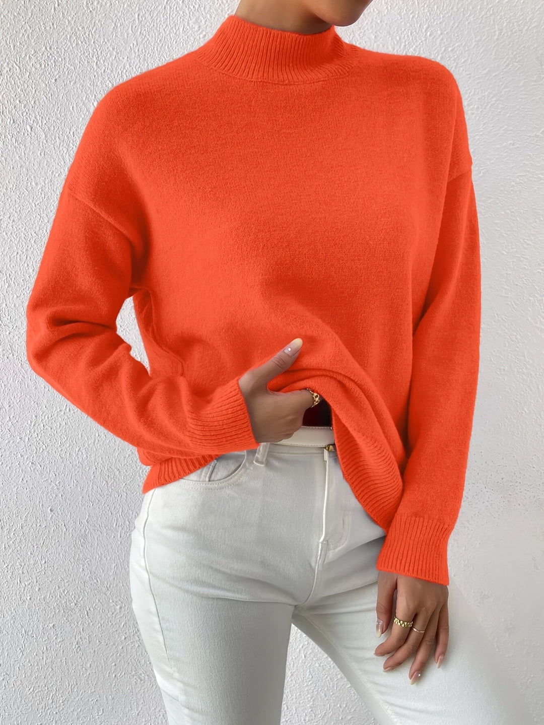 Lorelei | Förfinad Mock Neck Tröja