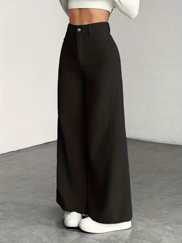 Kimberly | Högmidjade Vida Byxor