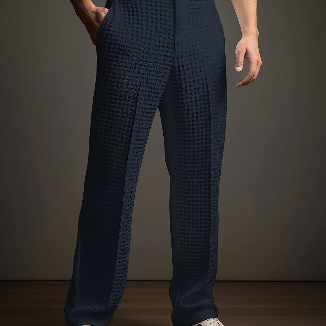 Harold | Avslappnade Texturerade Byxor