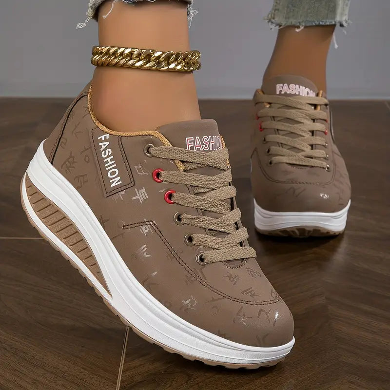 Rhonda | Dämpade Plattformssneakers
