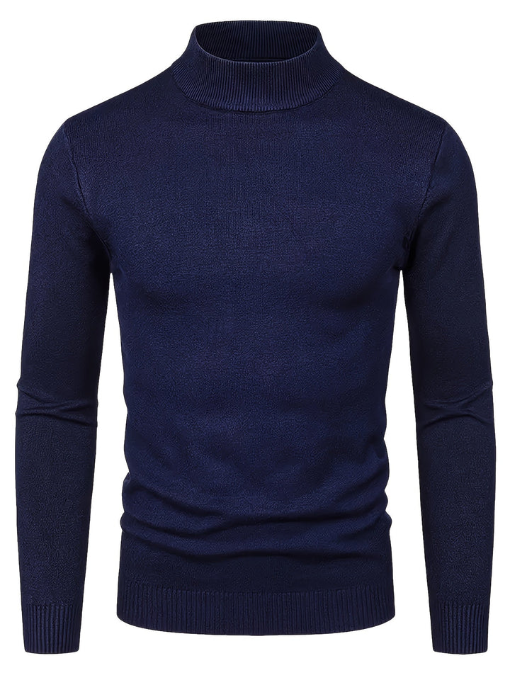 Russell | Finslipad Mock-Neck Tröja