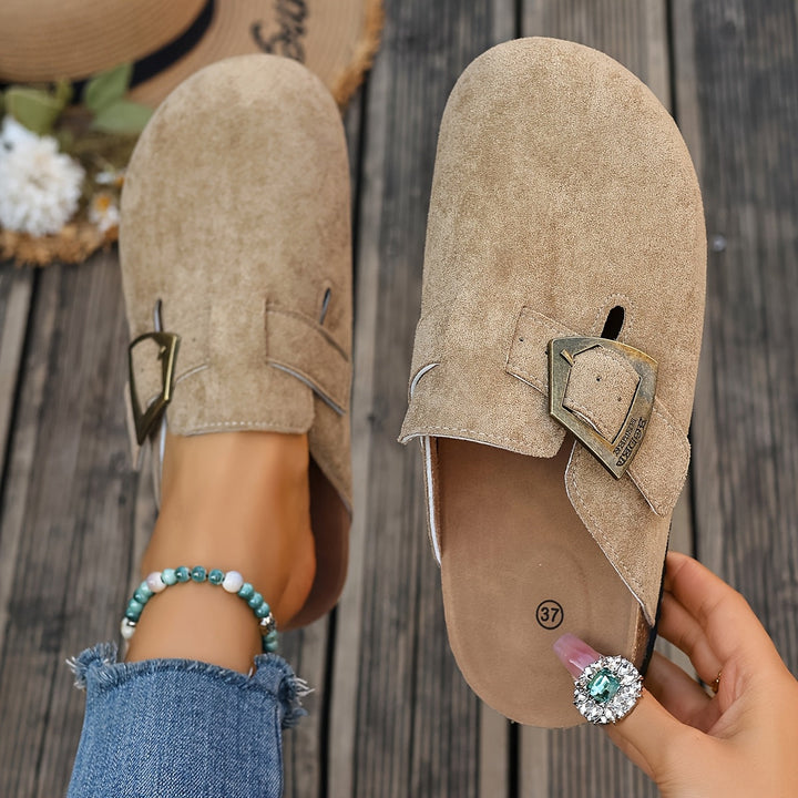 Winona | Slip-On Mules med Spänne