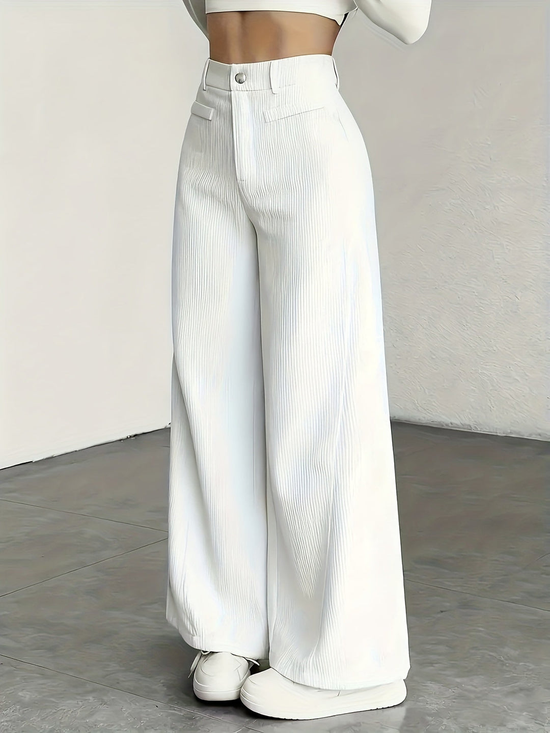 Kimberly | Högmidjade Vida Byxor
