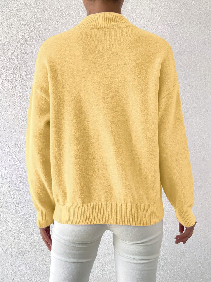 Lorelei | Förfinad Mock Neck Tröja