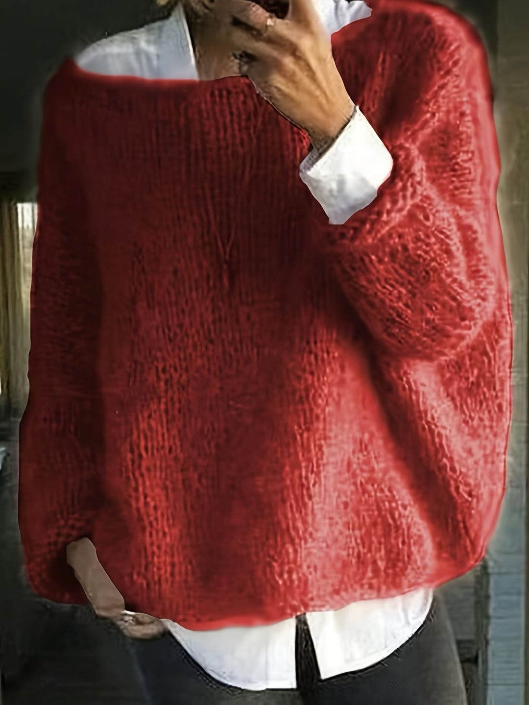 Noreen | Avslappnad Crew Neck Tröja