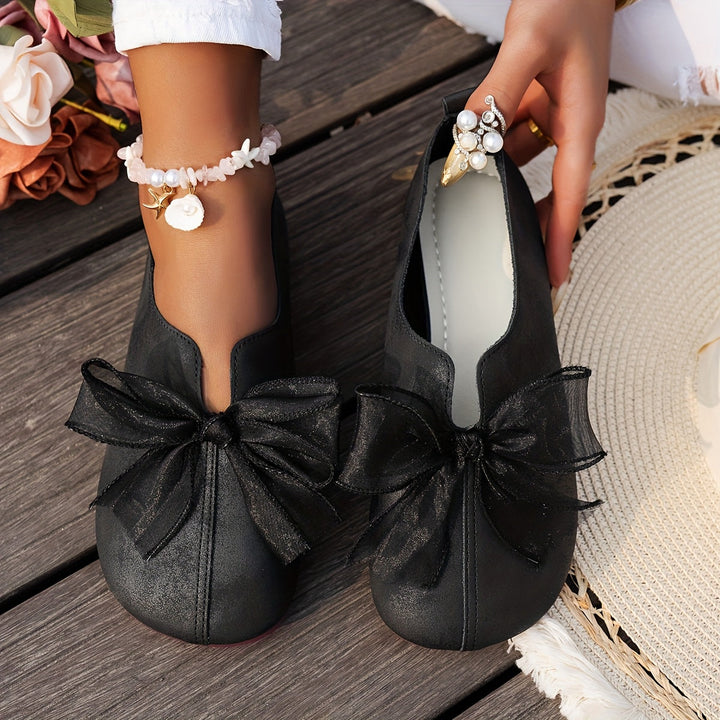 Cecilia | Båge-Accent Slip-On Flats