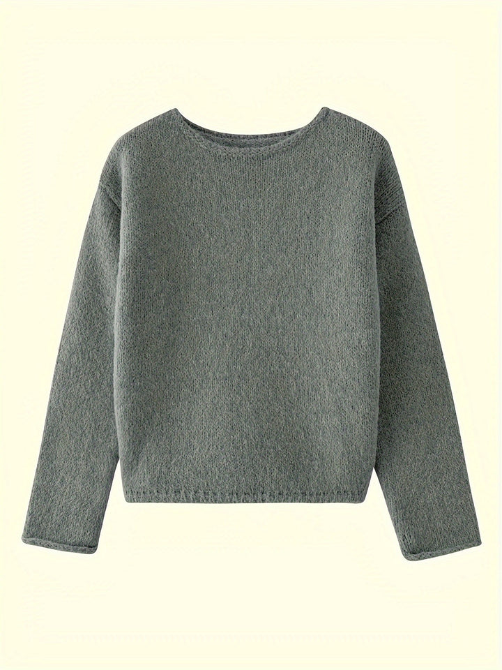 Noreen | Avslappnad Crew Neck Tröja