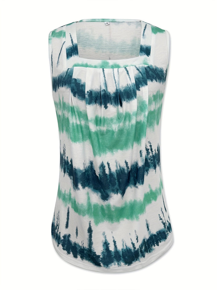Della | Flowy Square-Neck Tank Top