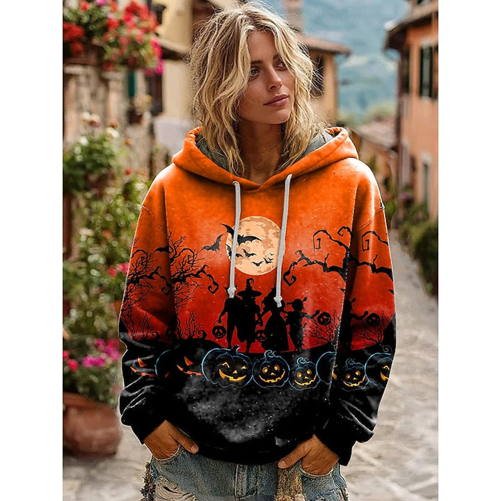 Dahlia | Skalle Uttalande Halloween Hoodie