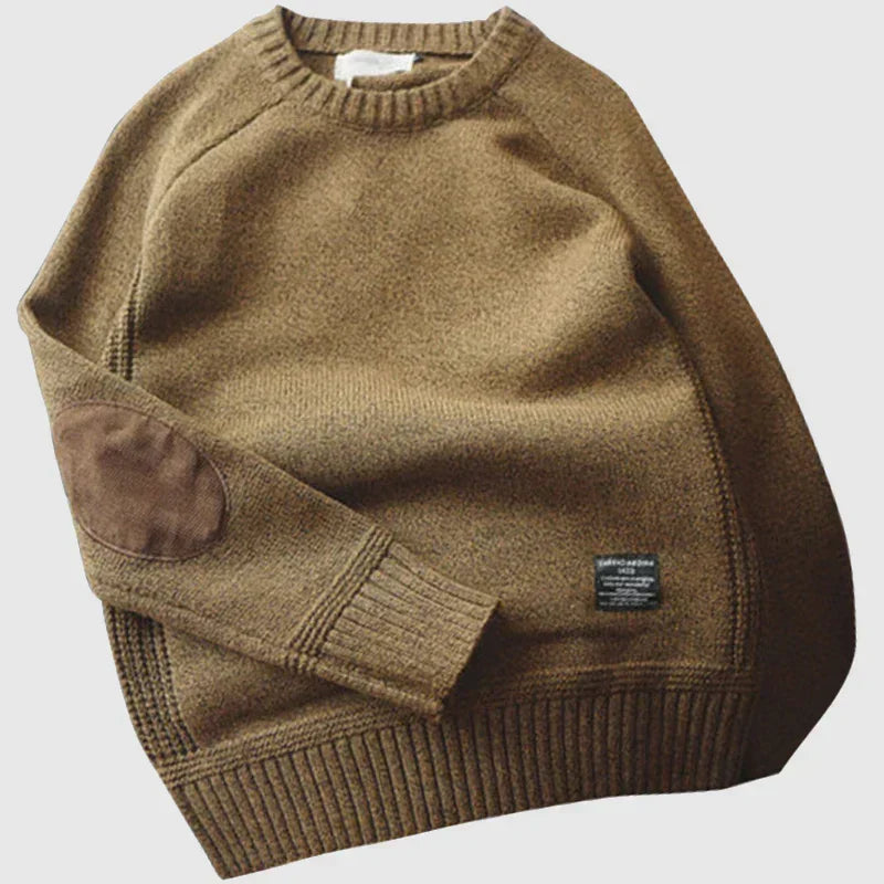 Edmund | Klassisk Sweater med Ellenbågar