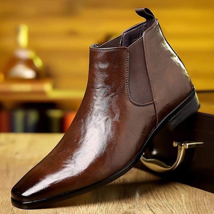 Emory | Polerade Ankel Chelsea Boots