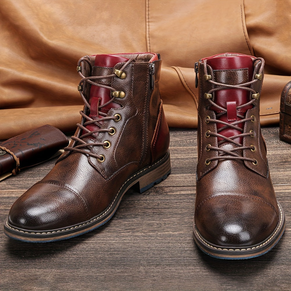 Rupert | Finsydda Cap-Toe Ankstövlar