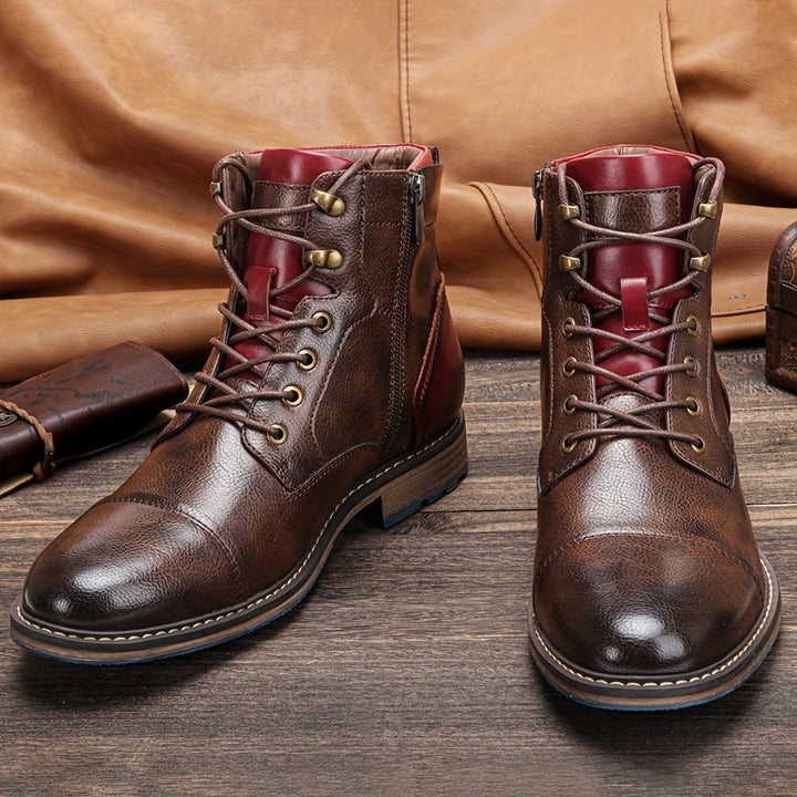 Rupert | Finsydda Cap-Toe Ankstövlar