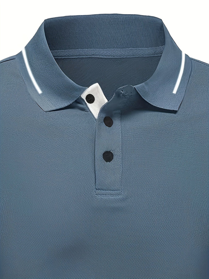 Dalton | Raffinerad långärmad polo