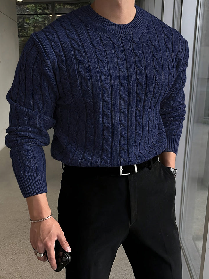 Preston | Twisted Cable Pullover Tröja