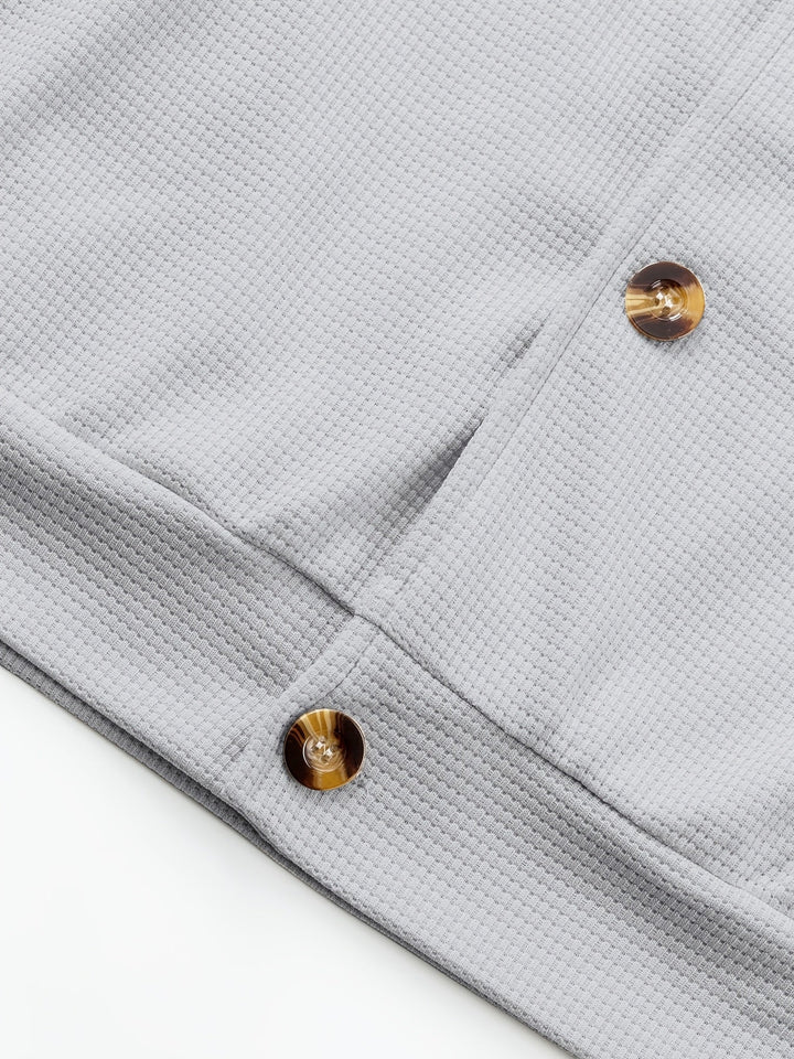 Foster | Texturerad Knappjacka