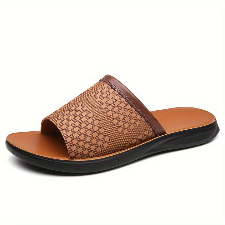 Elliot | Vävda Slide Sandaler