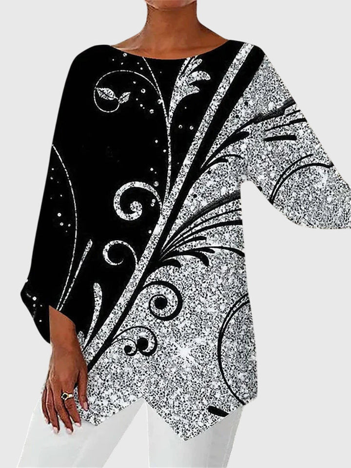 Kathleen | Shimmer Butterfly Långärmad Topp