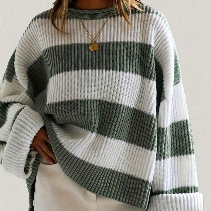 Ivy | Avslappnad Färgblock Sweater