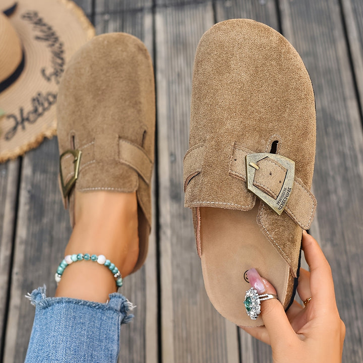 Winona | Slip-On Mules med Spänne