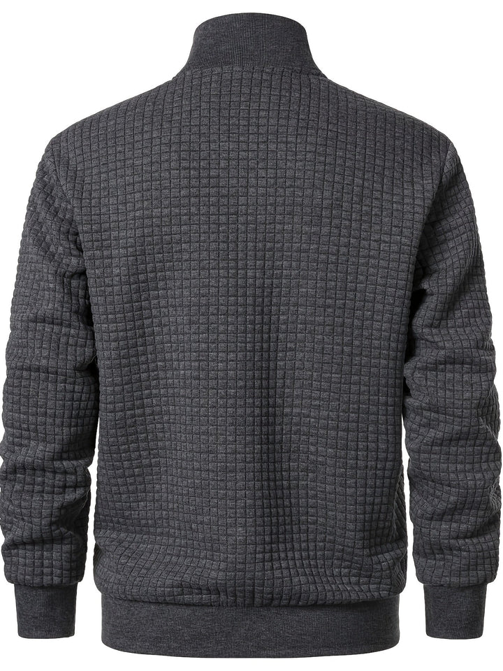 Sullivan | Texturerad Jacka med Ståkrage