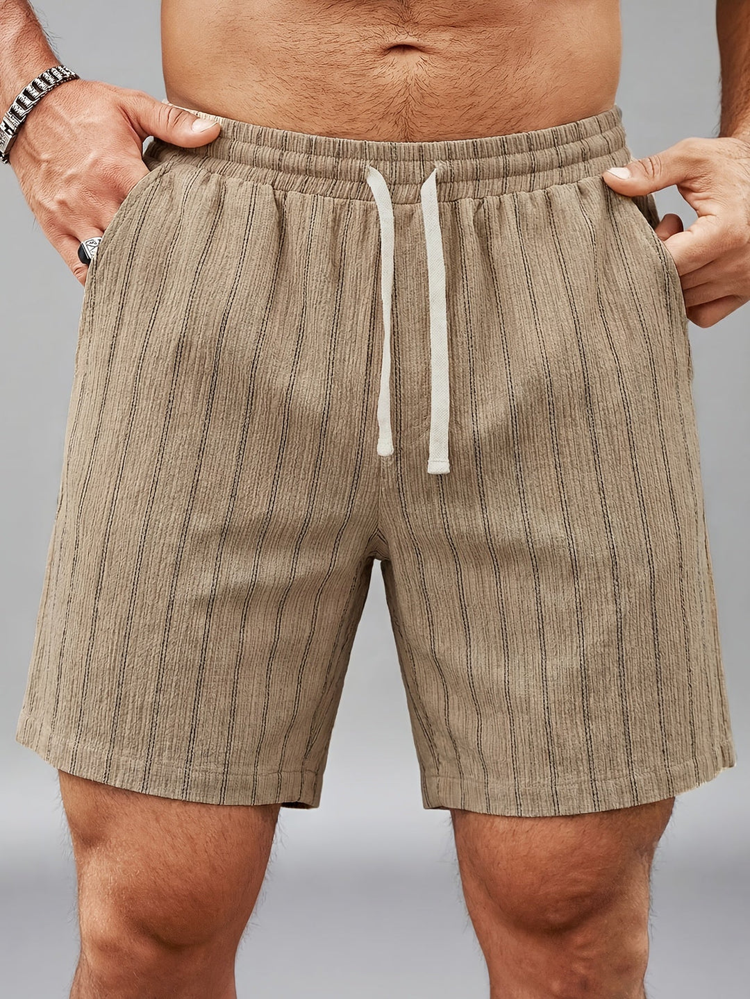 Gregory | Avslappnade Drawstring Shorts