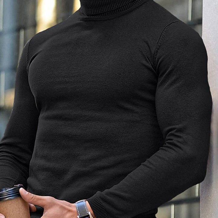 Dominic | Förfinad Höghalsad Turtleneck