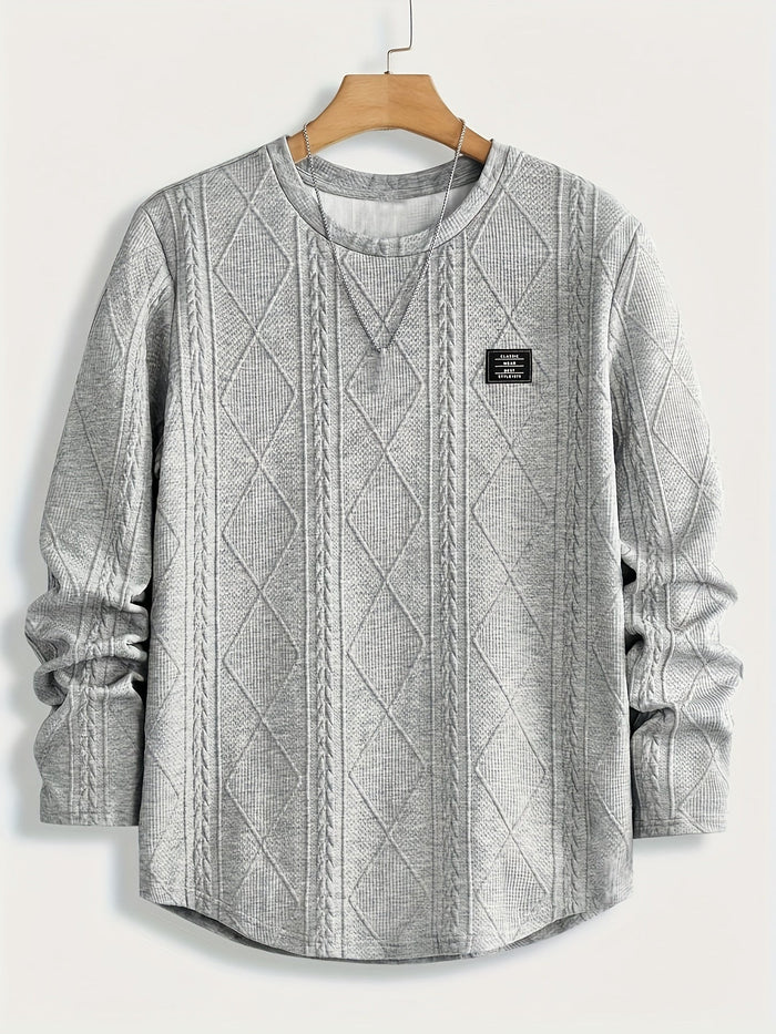 Edwin | Texturerad Crew Neck Topp
