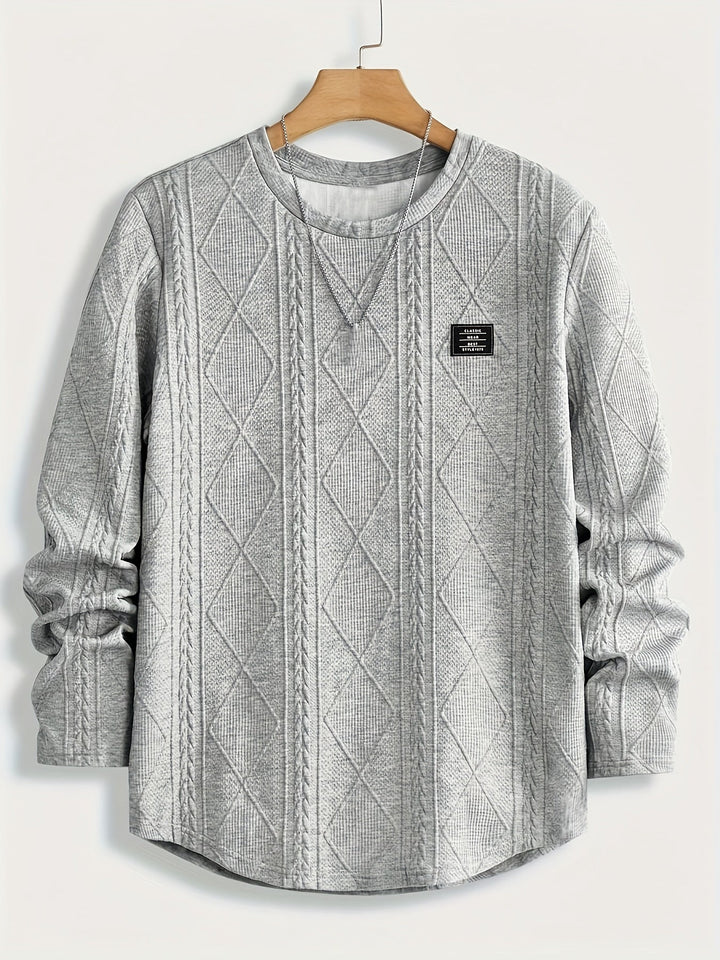 Edwin | Texturerad Crew Neck Topp