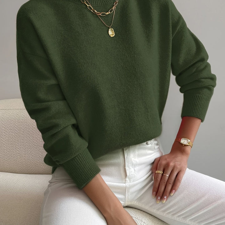 Lorelei | Förfinad Mock Neck Tröja