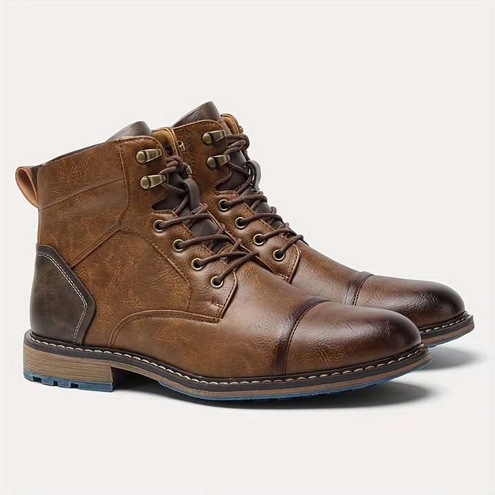 Rupert | Finsydda Cap-Toe Ankstövlar