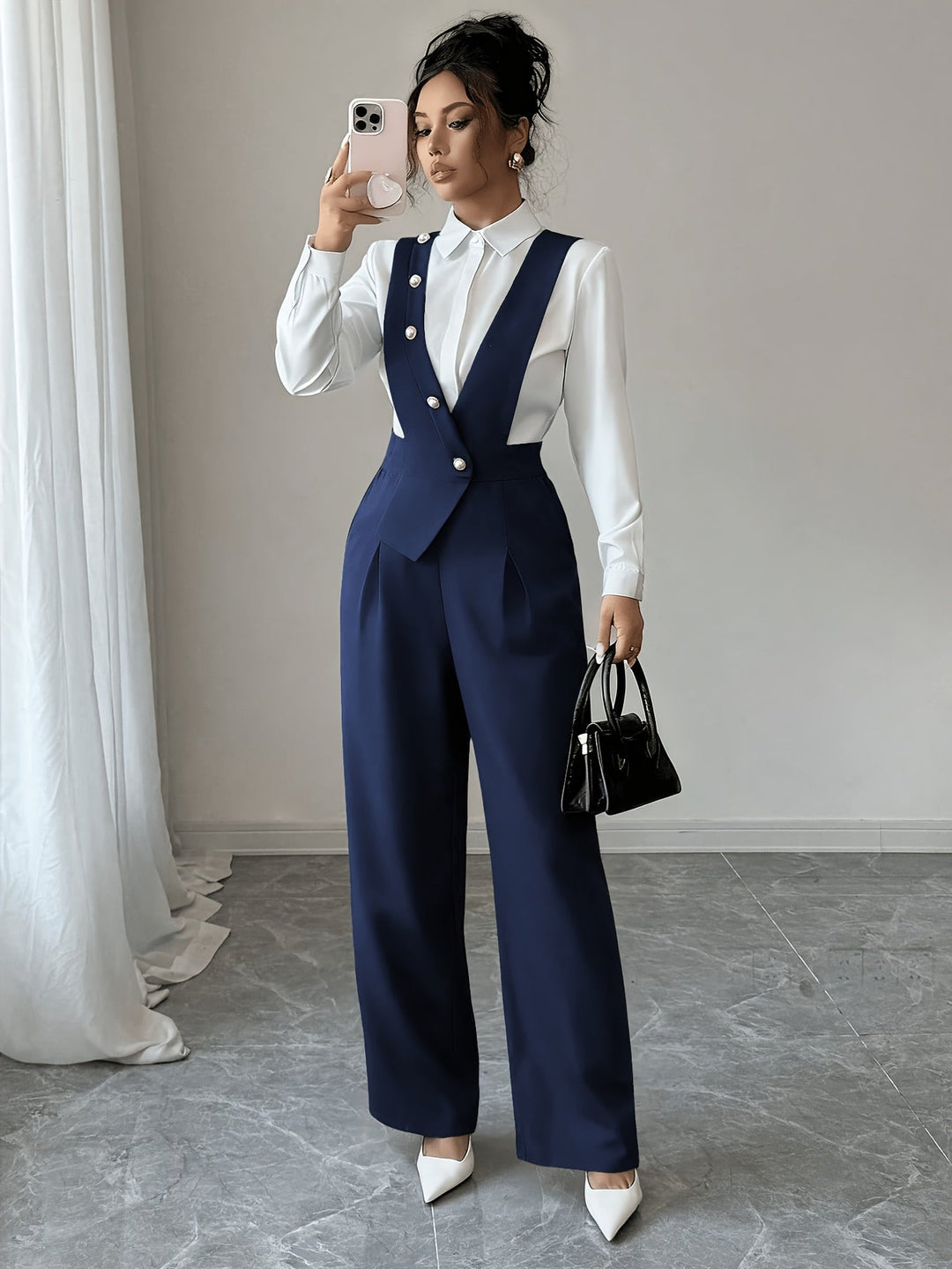 Coralie | Skräddarsydd Byxdress med Vida Ben