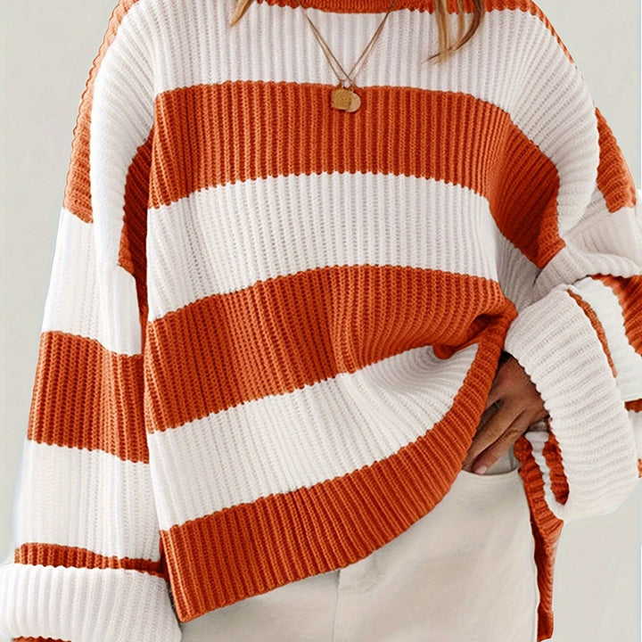 Ivy | Avslappnad Färgblock Sweater