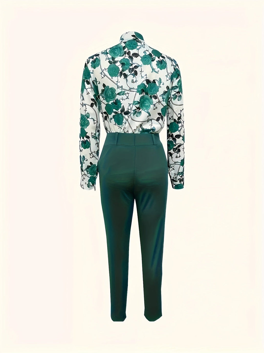 Susanna | Elegant Blommig Tvådelad Set