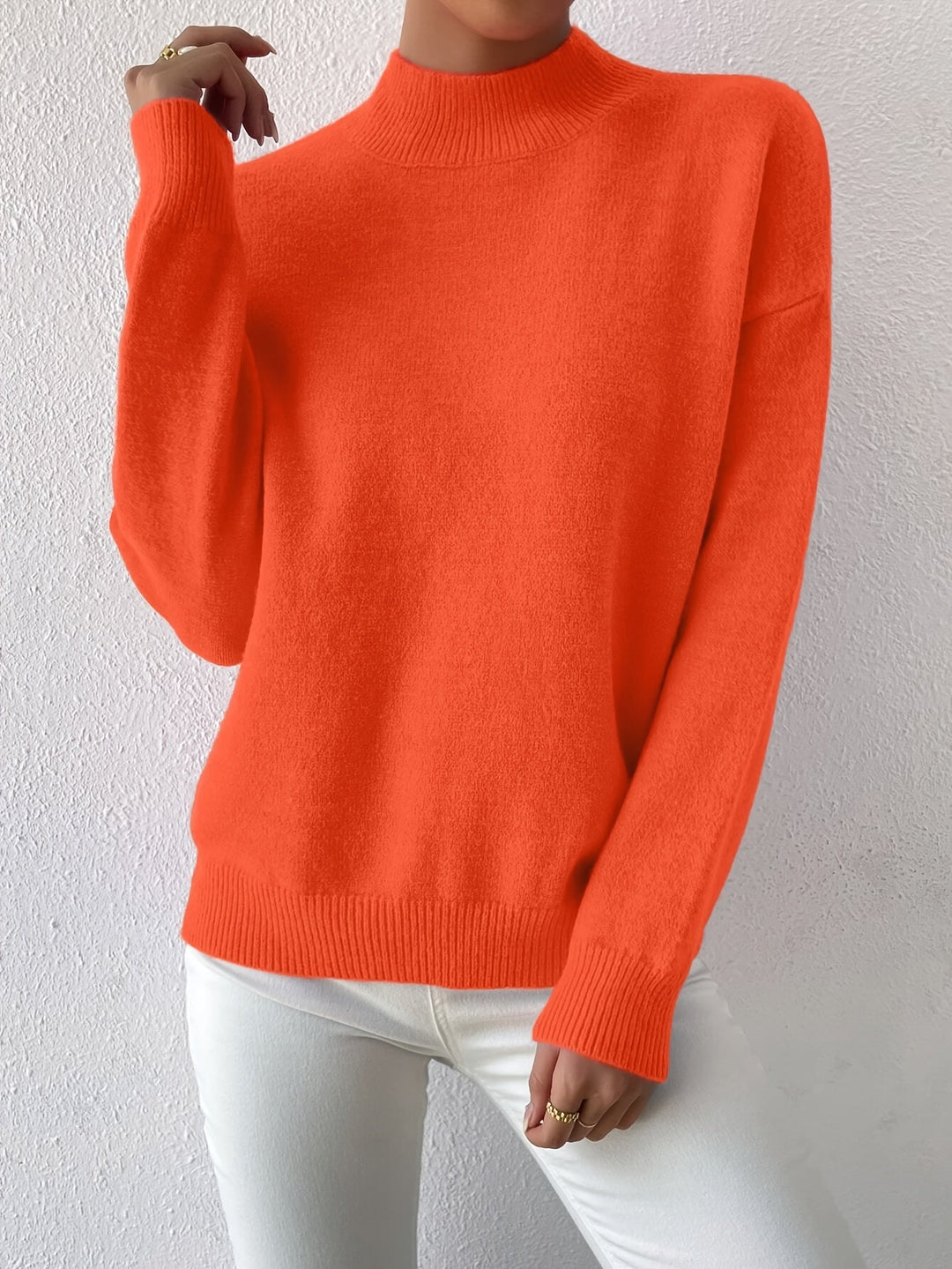 Lorelei | Förfinad Mock Neck Tröja