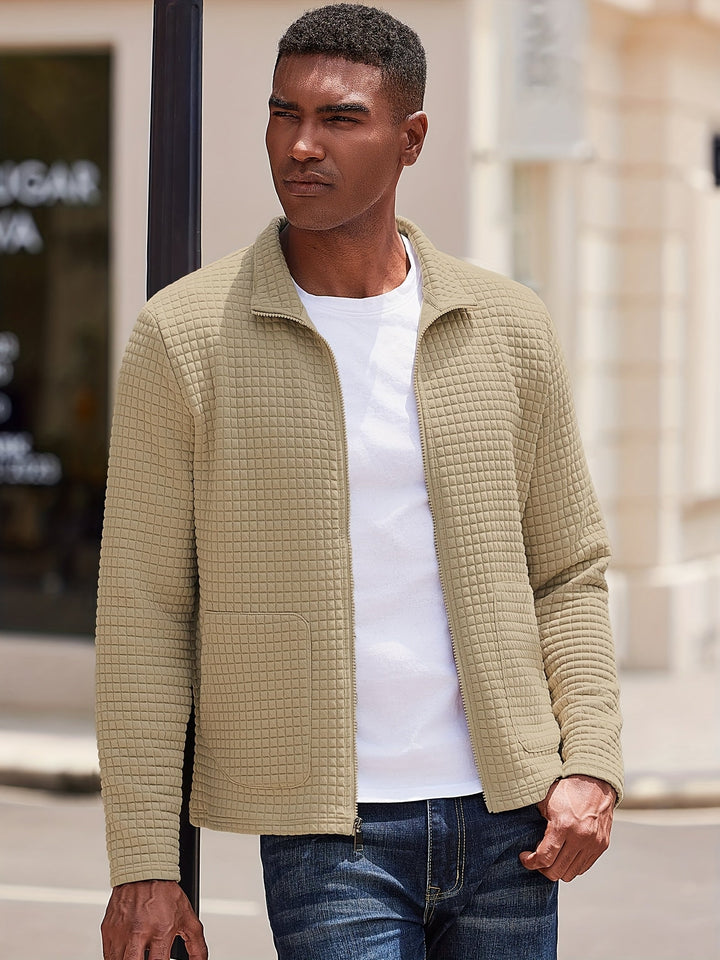 Hugo | Texturerad Zip-Up Jacka