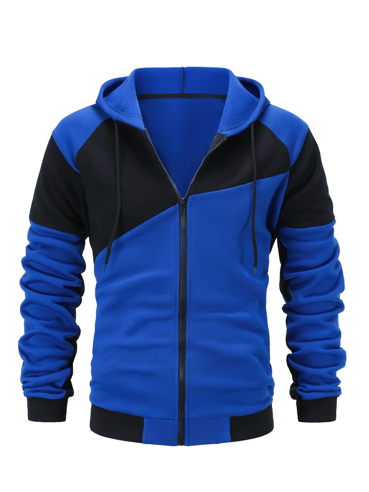 Bryce | Färgblock Zip-Up Hooded Jacket